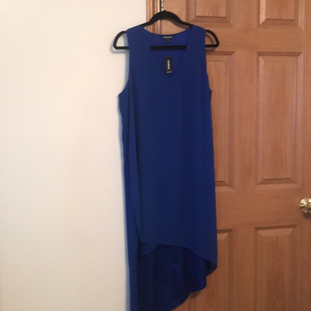 Express Dress Royal Blue With Tag